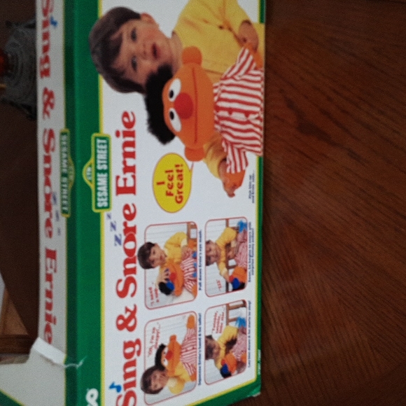 SLEEP N SNORE ERNIE NWT in box VINTAGE SESAME STREET doll - Picture 6 of 8